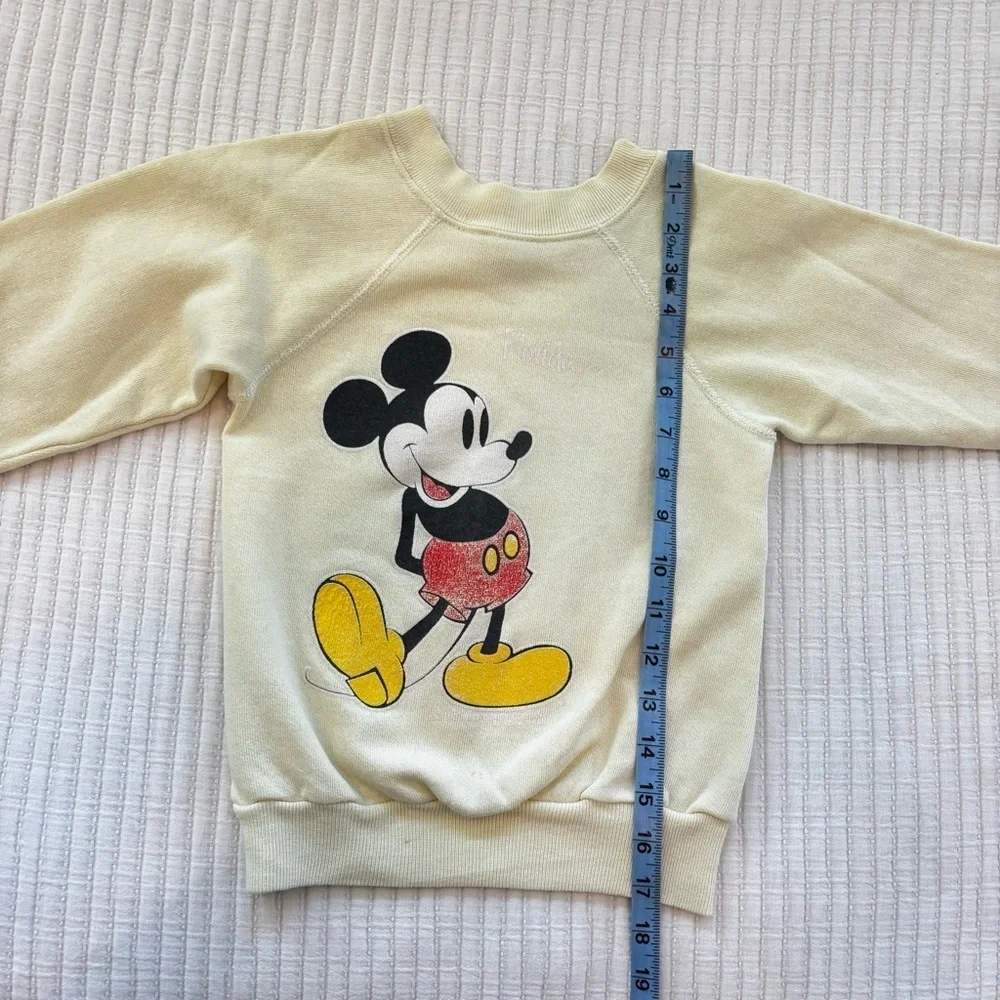 The Walt Disney Company Velva Sheen Mickey Mouse Vintage 80's Youth Sweatshirt